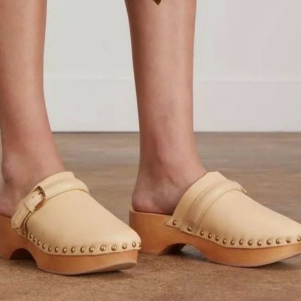 Ulla Johnson Corsica studded platform clogs
